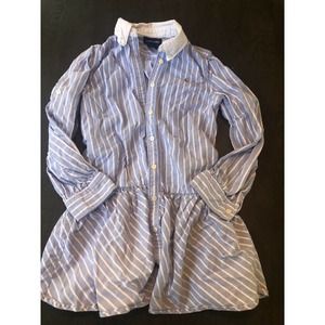 Ralph Lauren Preppy Button Down Dress Size 8 Girls